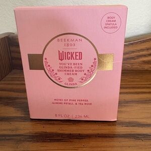 BEEKMAN 1802 WICKED GLINDA WHIPPED BODY CREAM WITH SPATULA .. NIB